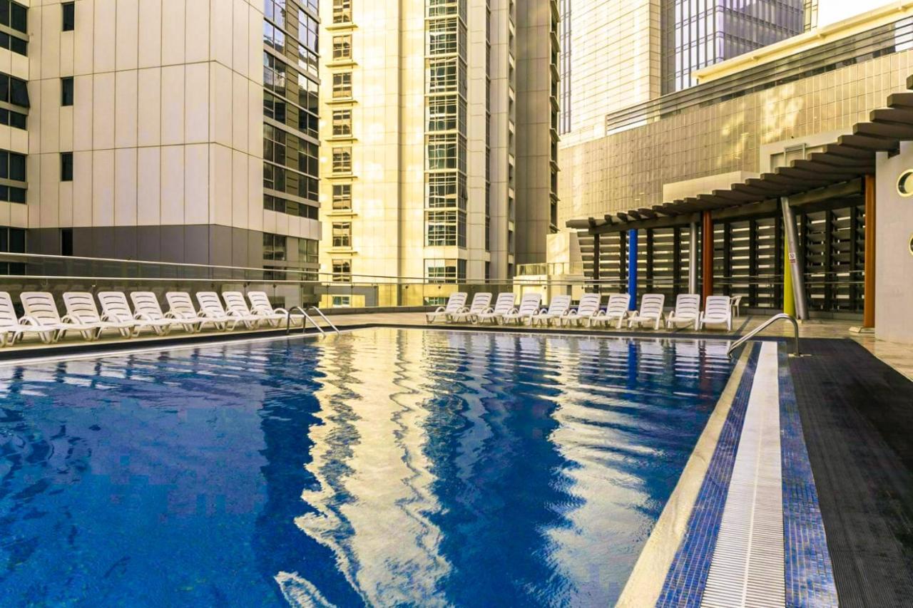 Higuests - Roomy Apt With Infinity Pool Close To Burj Khalifa 迪拜 外观 照片